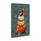 Stupell Industries Squirrel Atop Pumpkin Stack Canvas Design by Elizabeth Tyndall